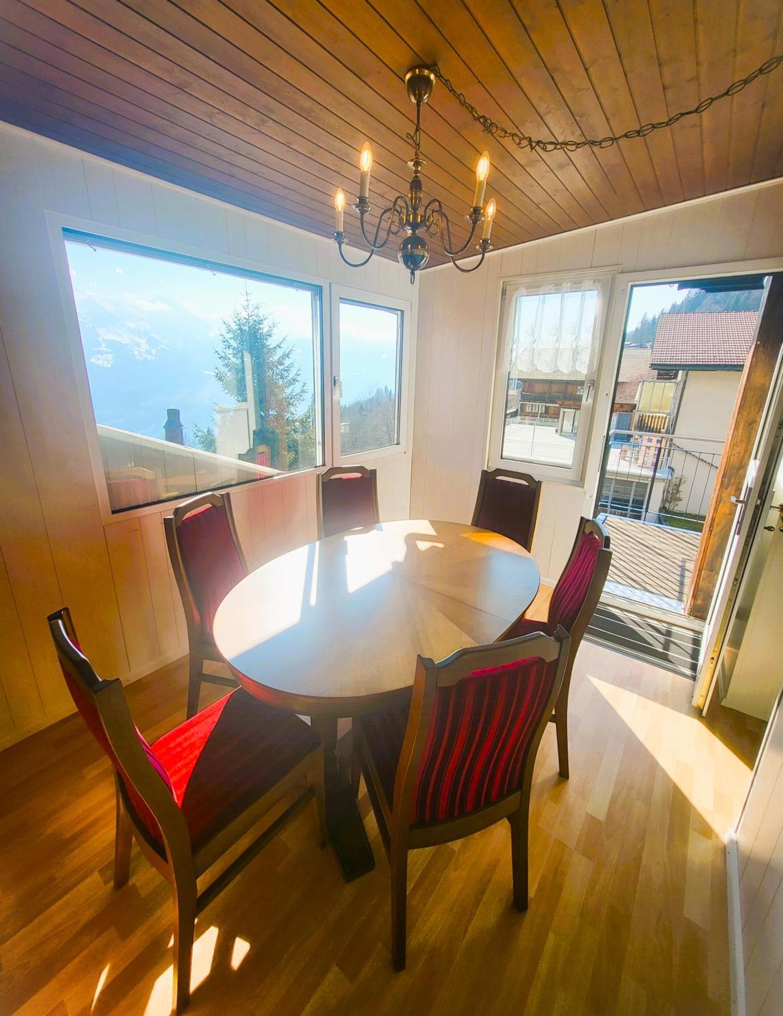 Chalet Lilo 4 Zimmer Big View Beatenberg Exterior photo